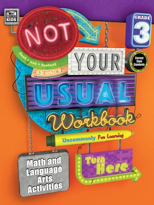 cover image of Not Your Usual Workbook, Grade 3